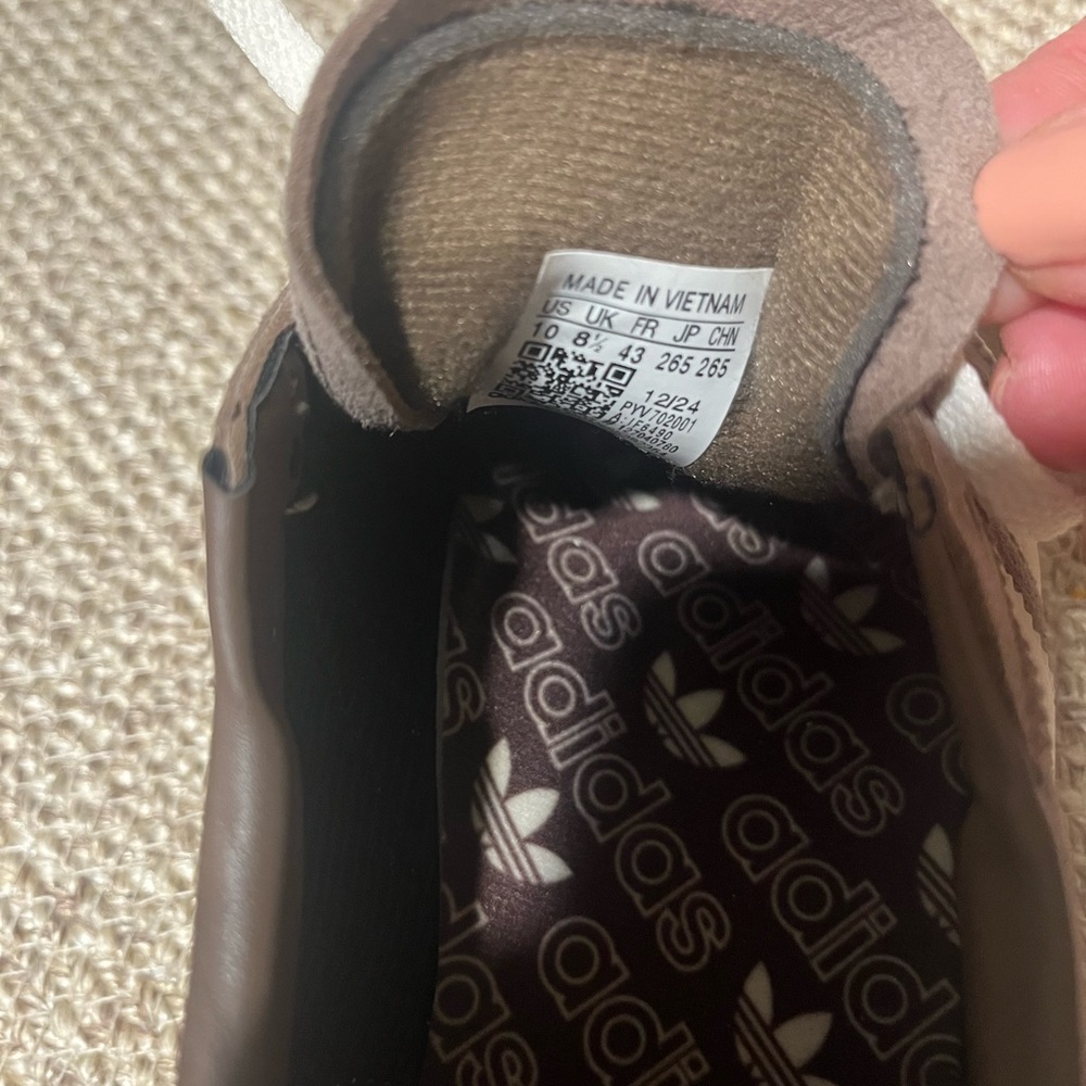 Adidas Women's Brown and White Sneakers - Picture 3 of 4